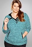 Avenue Plus Size Marled Hooded Tunic