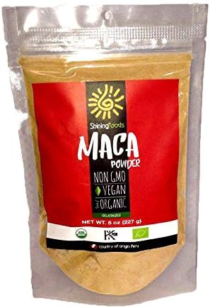 MACA POWDER ORGANIC GELATINIZED 8 OZ (SHININGFOODS)