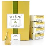 Tea Forte Event Box - 48 Silken Pyramid Infusers - White Ambrosia