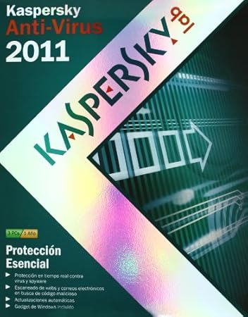 Kaspersky AV 2011 3 licencias base 1 año