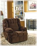 Napoleon Chocolate Rocker Recliner By Ashley Furniture