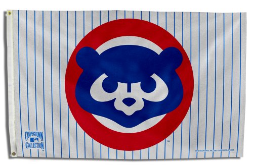 MLB Chicago Cubs 1984 Cooperstown 3 x 5 Banner Flag
