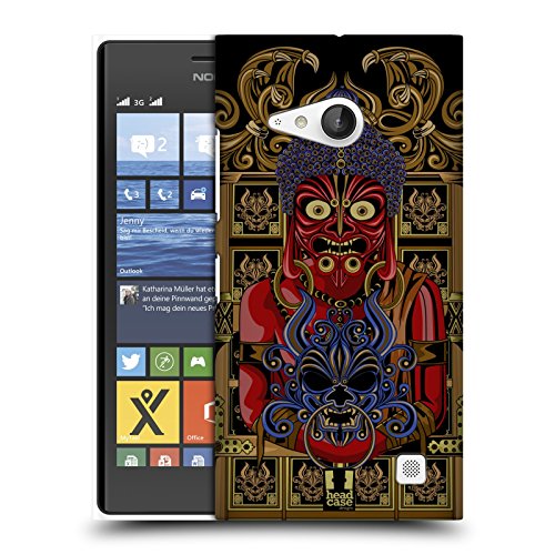 Head Case Designs Buddha Japanese Devil Mask Hard Back Case for Nokia Lumia 730 / 735