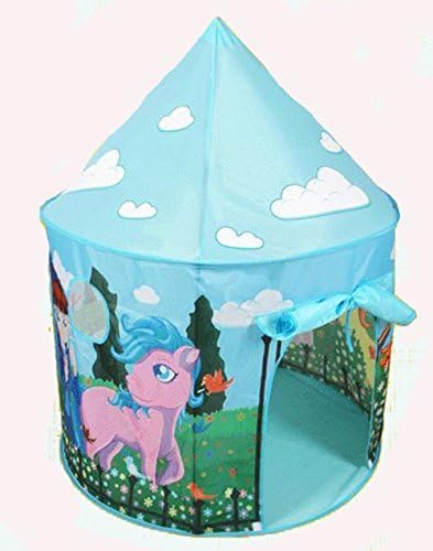Crazystone's Kids Foldable Horse Princess Play Tent