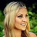 Aukmla Pearl Chain Headpiece Boho Head Chains Beachwear Favor Wedding Hair Accessory