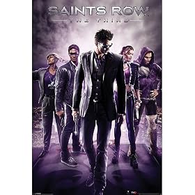 Saints Row 3 The Third Video Game Poster Print - 24x36