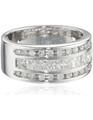 10k White Gold Diamond Ring (1 cttw, H-I Color, I1-I2 Clarity)