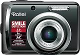 Rollei Compactline 55 Digitalkamera (5 Megapixel, 3-fach opt. Zoom, 6,1 cm (2,4 Zoll) Display) schwarz - 
