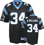 Carolina Panthers DeAngelo Williams Reebok Premier Black Jersey (Small)