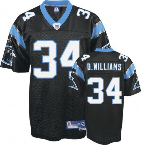 Carolina Panthers DeAngelo Williams Reebok Premier Black Jersey (Small)