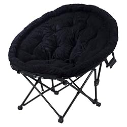 Sphere Chair, Wide Wale Corduroy - Black