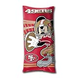 BSS - San Francisco 49ers NFL Mickey Folded Body Pillow (18in x 36in)