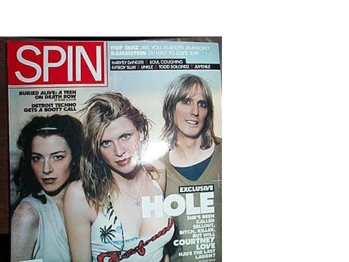 SPIN Magaine October 1998 HOLE Courtney love cover, Detriot techno