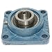 1-1/4" Bearing UCF207-20 + Square Flanged Cast Housing Mounted