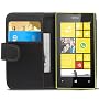 Negra Cartera Funda para Nokia Lumia 520 - Flip Ca&hellip de Membrane