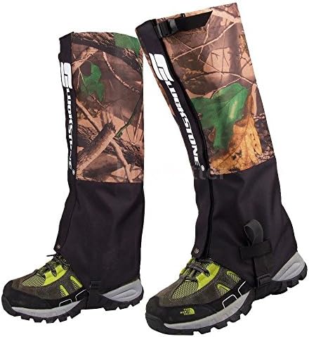Evaric 2 x Mens Outdoor Hiking Hunting Snow Snake Waterproof Boots Gaiters Selling JC