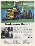 1973 Ford Tractor Mower Golf Course Home Lawn Tractor Photo Print Ad (53900)