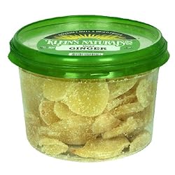 Klein's Naturals Ginger Slices, 10-Ounce Tubs (Pack of 6)