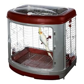 Super Pet Habitat Defined Bird Enrichment Home with Activity Center