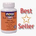 NOW Foods Red Yeast Rice with CoQ10 120 Capsules
