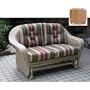 North Cape Cambridge Resin Wicker Double Glider - Sandstone