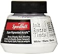 Speedball 2-Ounce Super Pigmented Acrylic Ink, White