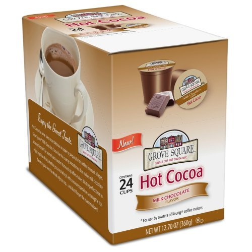 Grove Square Hot Cocoa Milk Chocolate 24 Count Single Serve Cup For