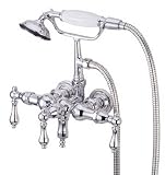Kingston Brass CC20T1 Vintage Leg Tub Filler with Hand Shower, Metal Lever Handle, Polished Chrome 51gWz8XbktL. SL160 Kingston Brass CC20T1 Vintage Leg Tub Filler with Hand Shower, Metal Lever Handle, Polished Chrome