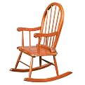 StorkCraft Child's Rocker - Cognac