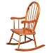 StorkCraft Child's Rocker - Cognac