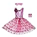 HBB Kids Girl's Princess Dress Up Dance Tutu Costume With Headband & Shoes SZ 3-5