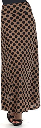 Long Polka Dot Maxi Skirt