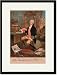 Black Framed/Matted Print 17x23, Alexander Hamilton