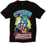Captain America Boys 8-20 Marvel T-Shirt