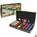 300 Suited 7.2g Composite Poker Chip Set with Graphic Wooden Case