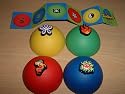 Zeebeez seebees zeebees seebeez, all four colours, RED, BLUE, GREEN AND YELLOW.  Posted by 1st class recorded post