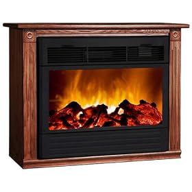discount Amish Roll and Glow Electric Fireplace - Cherry for sale