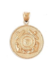 CleverEves 14K Gold Pendant Military Inspired 12.4 - Gram(s)