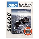 Seloc Marine Engine Maintenance and Repair Manuals OMC All Cobra/King Cobra Stern Drive and Gas Engines 1986 to 1998