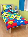 Character World Disney Mickey Mouse Puzzled Single Rotary Duvet Set