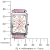 Gevril Women's 8248RE Super Mini Quartz Pink Mother of Pearl Diamond Watch by Gevril