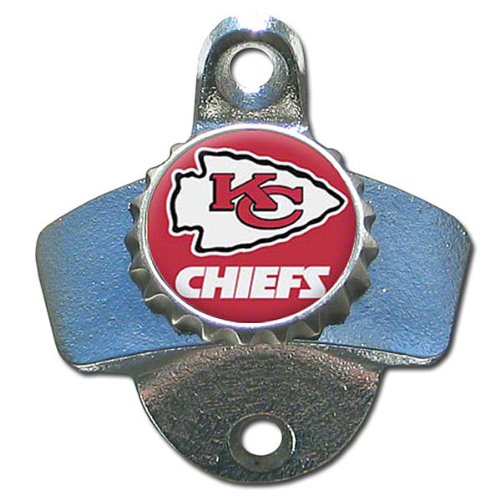 Kansas City Chiefs Wall Mount Bottle Opener