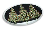 Peggy Karr 18-Inch Glass Tannenbaum Oval Platter