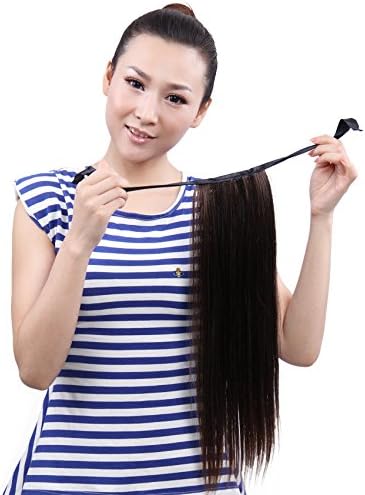 MAYSU 19 Inch Synthetic Hair Extensions Straight Ponytail - 3colors Available Pt010
