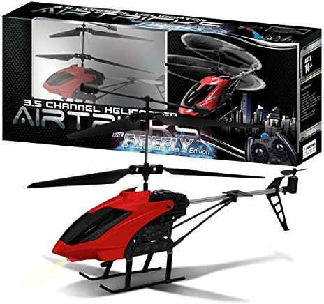 AWW Industries The Firefly Hobby Class 3.5ch Radio Control RC Helicopter - Red