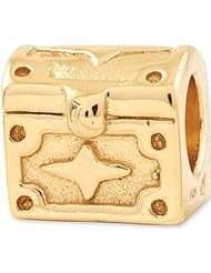 Reflection Beads Silver Gold Plated Hope Chest Career Bead