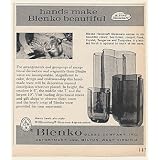 1963 Blenko Glass Handcraft Glassware Vases Print Ad (46418) by AdsPast.com