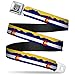 Buckle-Down Seatbelt Belt - Colorado Flag/Mountain Silhouette Yellow - 1.5