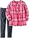 Carter's Girls 2 Pc Playwear Sets 259g228, Plaid, 3T