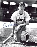 Al Kaline Autographed Detroit Tigers 8x10 Photo - Rookie Kneeling